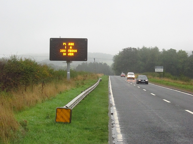 Variable message sign, A92