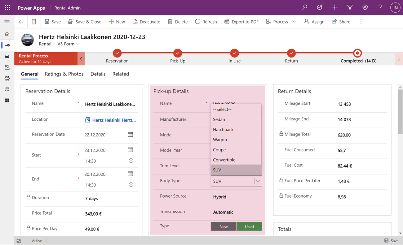 Relational data on Model-driven forms, part 2: Form Component Control