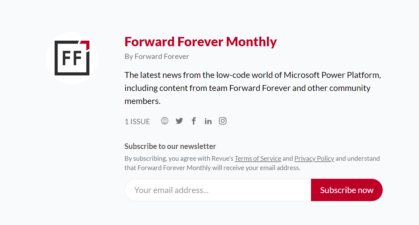 A Power Platform newsletter from our team