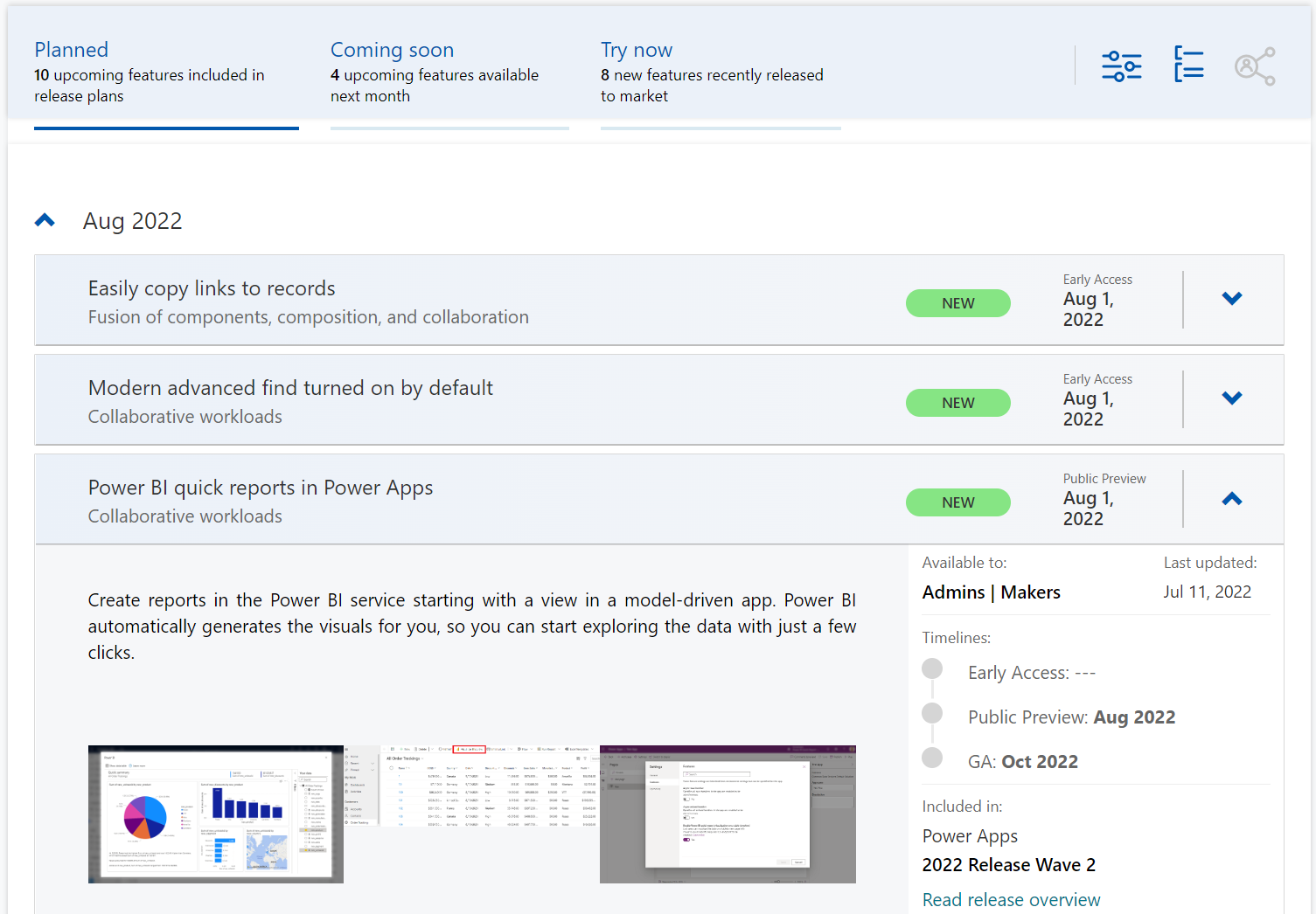 Forget static plans, use the Release Planner for Power Platform roadmap info